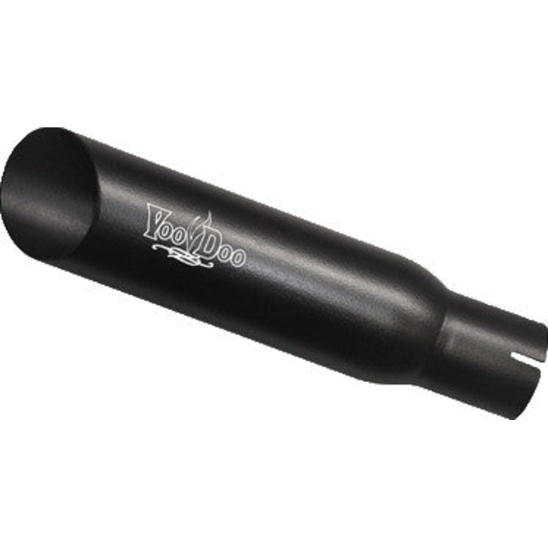 VOODOO SLIP-ON SUZ BLACK SINGLE GSX-R600/750 VEGSXR6/7K8B