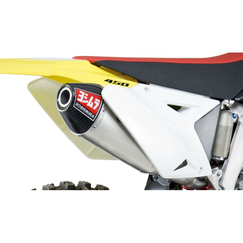 YOSHIMURA RS-4 HEADER/CANISTER/END CAP EXHAUST SLIP-ON SS-AL-CF 219202D320