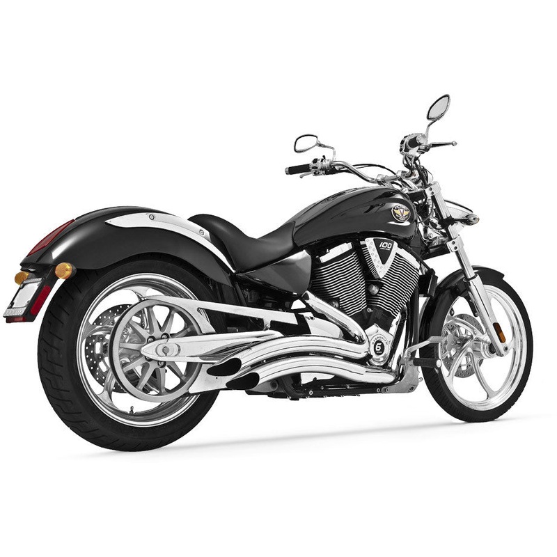 FREEDOM RACING TRUE DUALS 4" CHROME W/CHROME TIPS MV00013