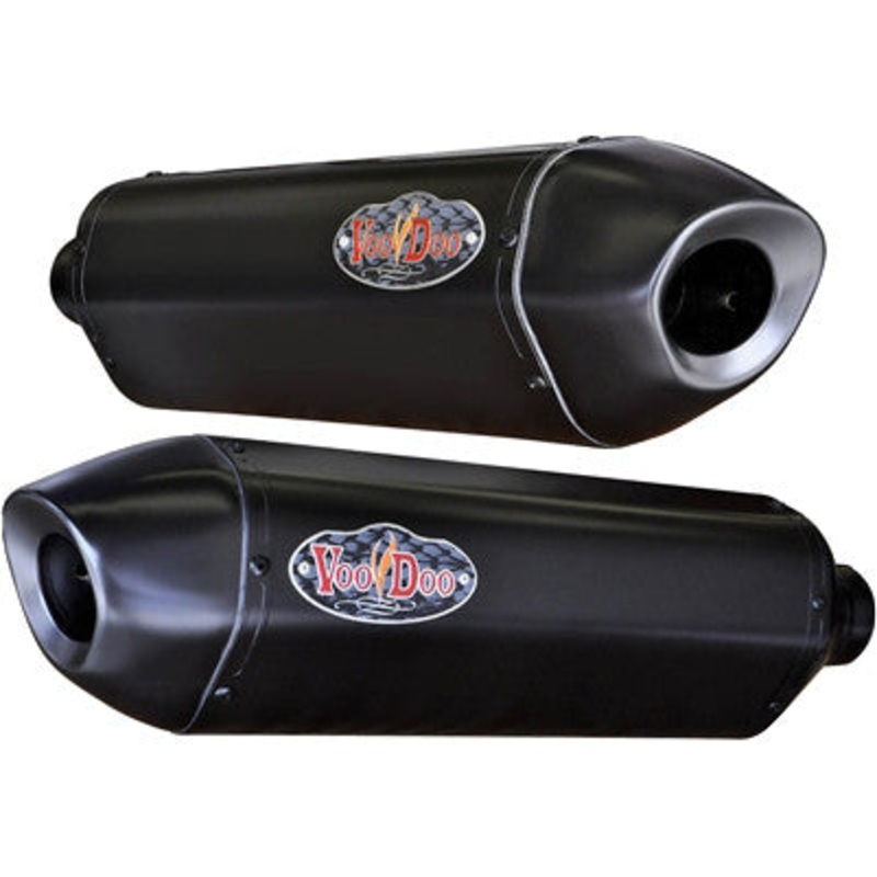 VOODOO PEFORMANCE SLIP-ON KAW BLACK DUAL ZX14R VPEZX14L2B
