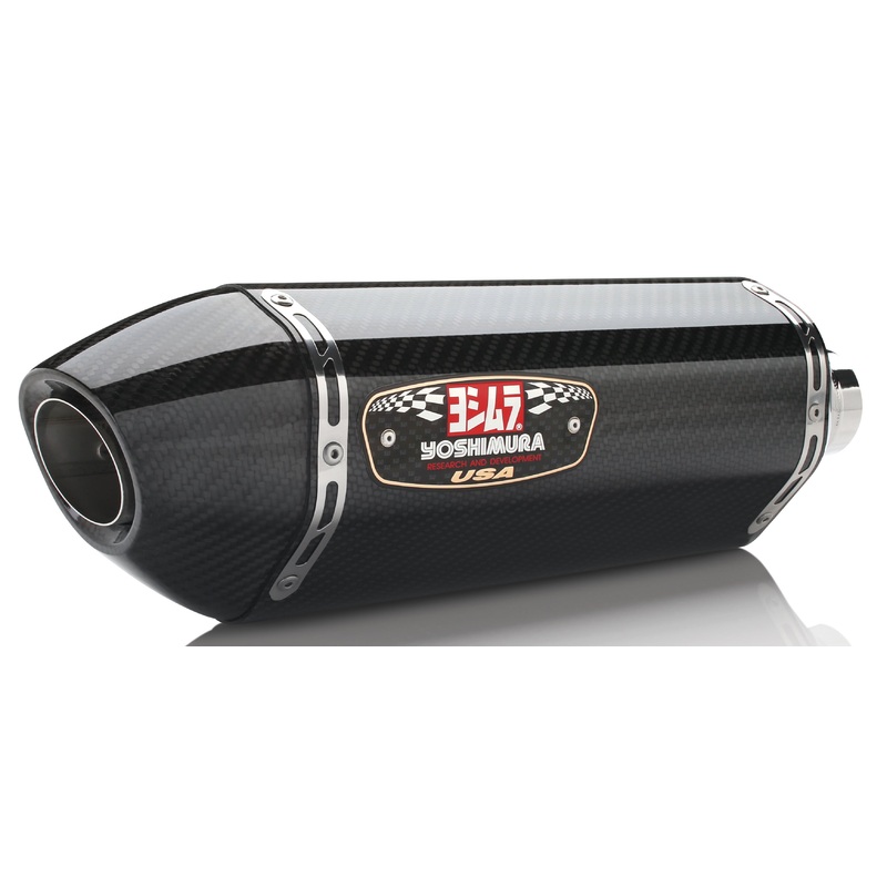YOSHIMURA EXHAUST RACE R-77 SLIP-ON SS-CF-CF DUAL 1414020220
