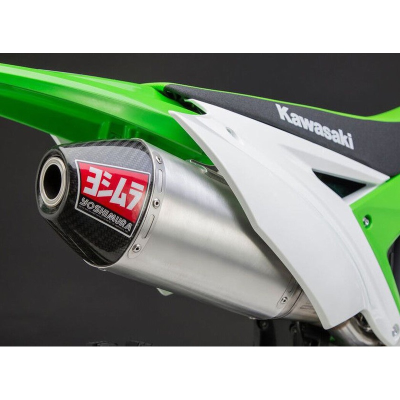 YOSHIMURA RS-4 HEADER/CANISTER/END CAP EXHAUST SYSTEM SS-AL-CF 244710D320