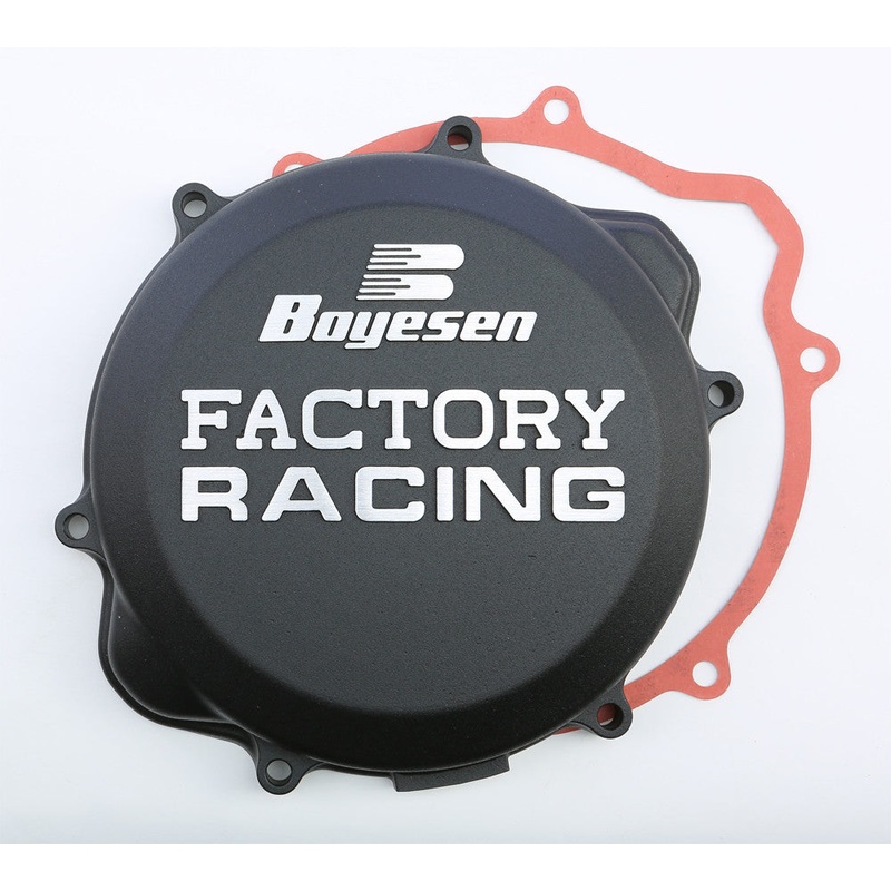BOYESEN FACTORY RACING CLUTCH COVER BLACK CC-06XB