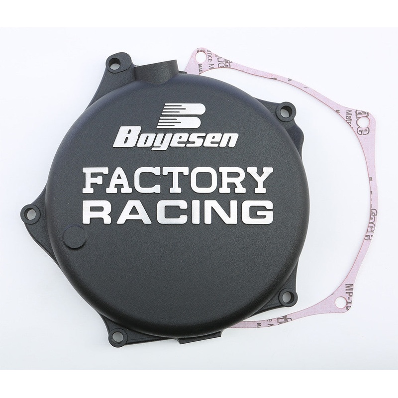 BOYESEN FACTORY RACING CLUTCH COVER BLACK CC-17AB