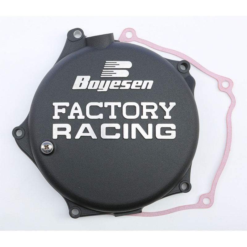 BOYESEN FACTORY RACING CLUTCH COVER BLACK CC-17B