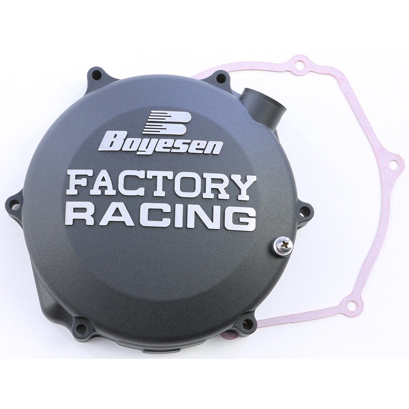 BOYESEN FACTORY RACING CLUTCH COVER BLACK CC-26B