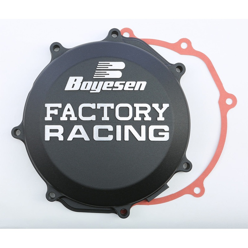 BOYESEN FACTORY RACING CLUTCH COVER BLACK CC-38CB