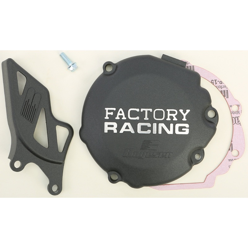 BOYESEN FACTORY RACING IGNITION COVER BLACK SC-20B