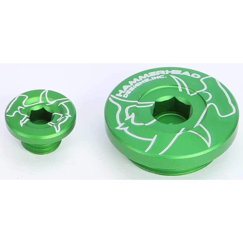 HAMMERHEAD ENGINE PLUGS GREEN KX250F '11-13 KX450F '09-13 32-0342-00-30