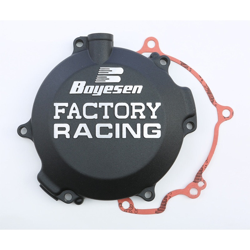 BOYESEN FACTORY RACING CLUTCH COVER BLACK CC-10B
