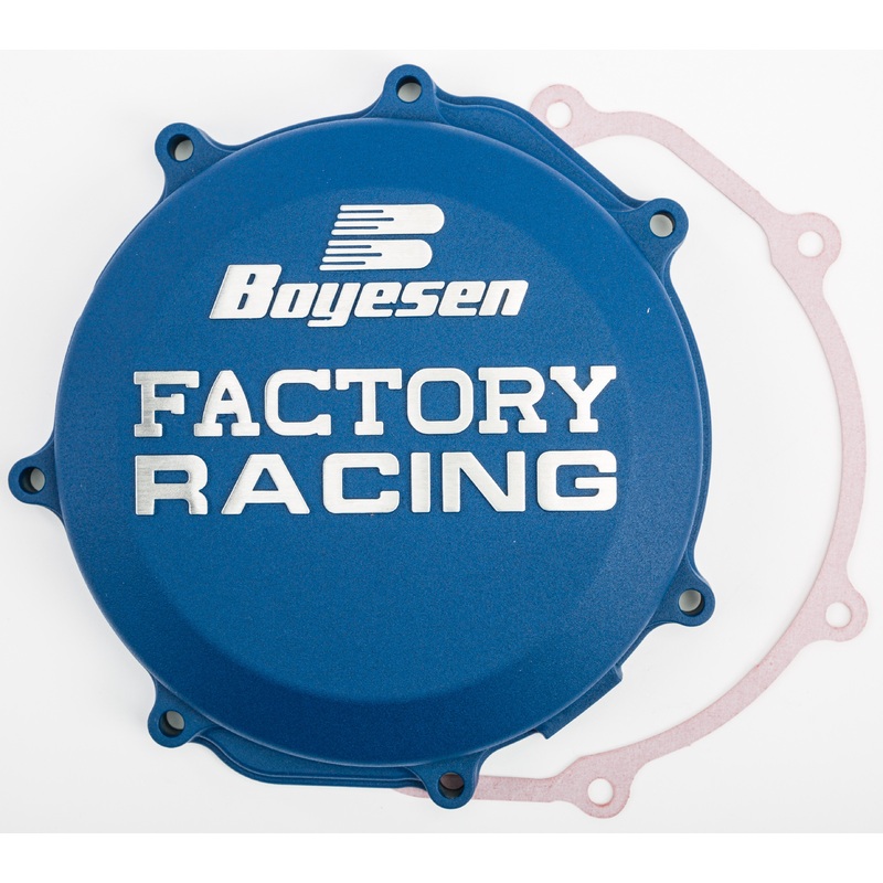 BOYESEN FACTORY RACING CLUTCH COVER BLUE CC-38CL