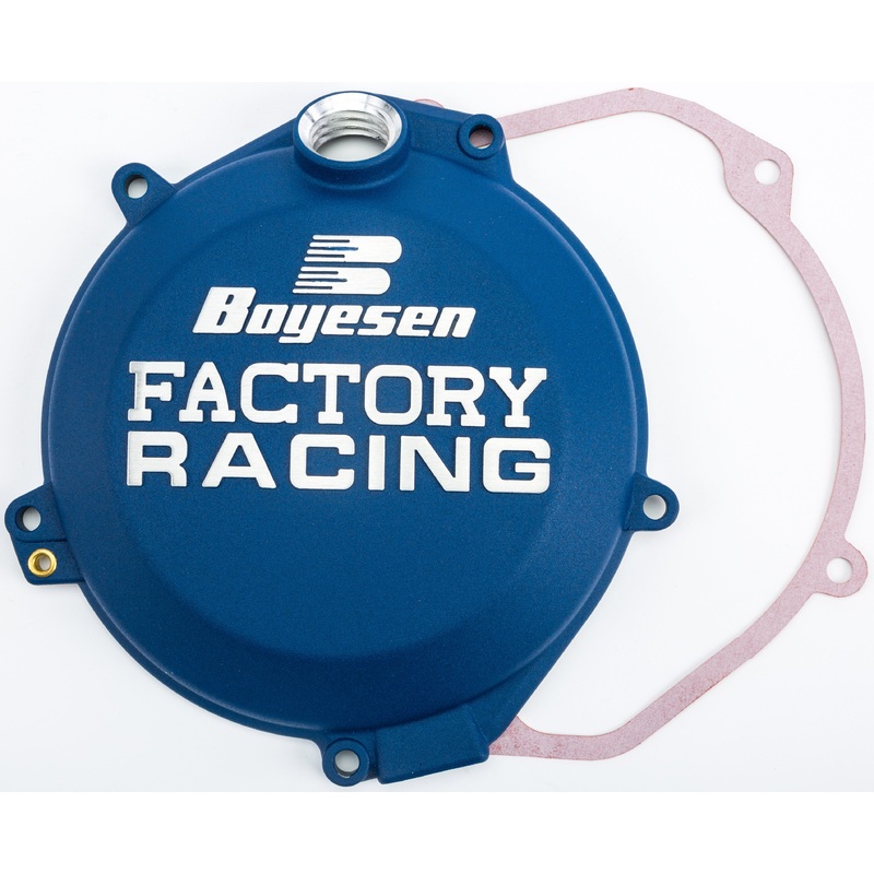 BOYESEN FACTORY RACING CLUTCH COVER BLUE CC-44CL