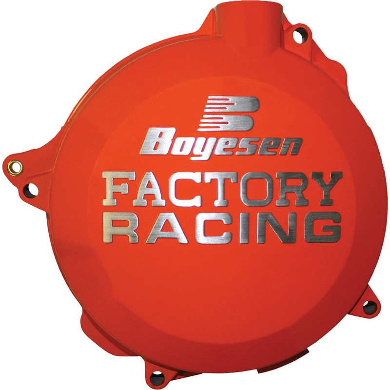BOYESEN FACTORY RACING CLUTCH COVER ORANGE CC-46O
