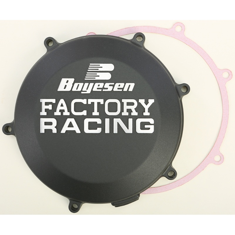 BOYESEN MOTORCYCLE CLUTCH COVER BLACK CC-18AB