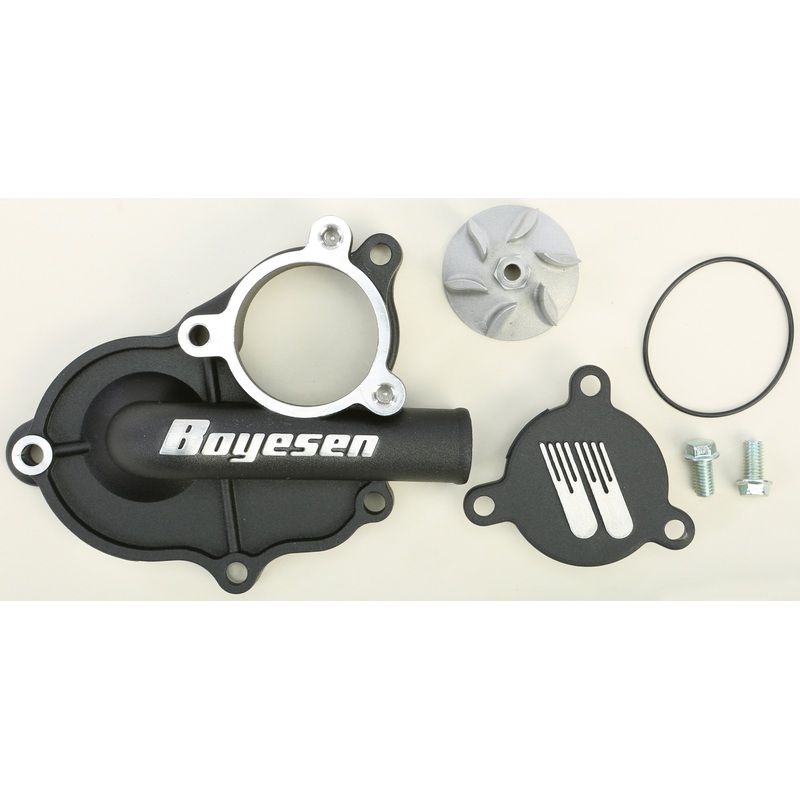 BOYESEN WATERPUMP COVER & IMPELLER KIT BLACK WPK-26B