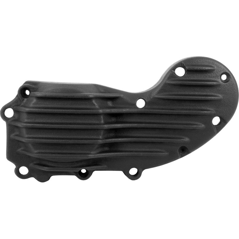 EMD CAM COVER 91-UP XL RIBBED BLACK CCXL/R/B