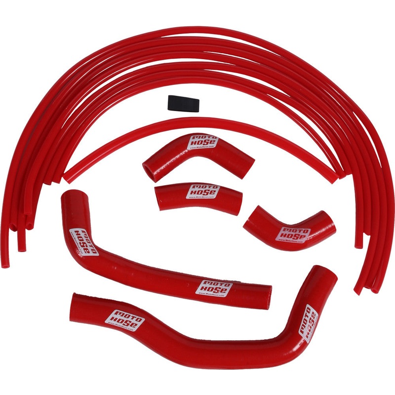 MOTO HOSE SILICONE HOSE KIT (RED) 24-17R