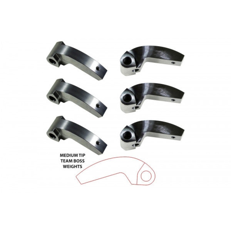 SPEEDWERX HYPERSHIFT TEAM MED TIP MACHINED WEIGHTS 3/PK 66.4G O-1T