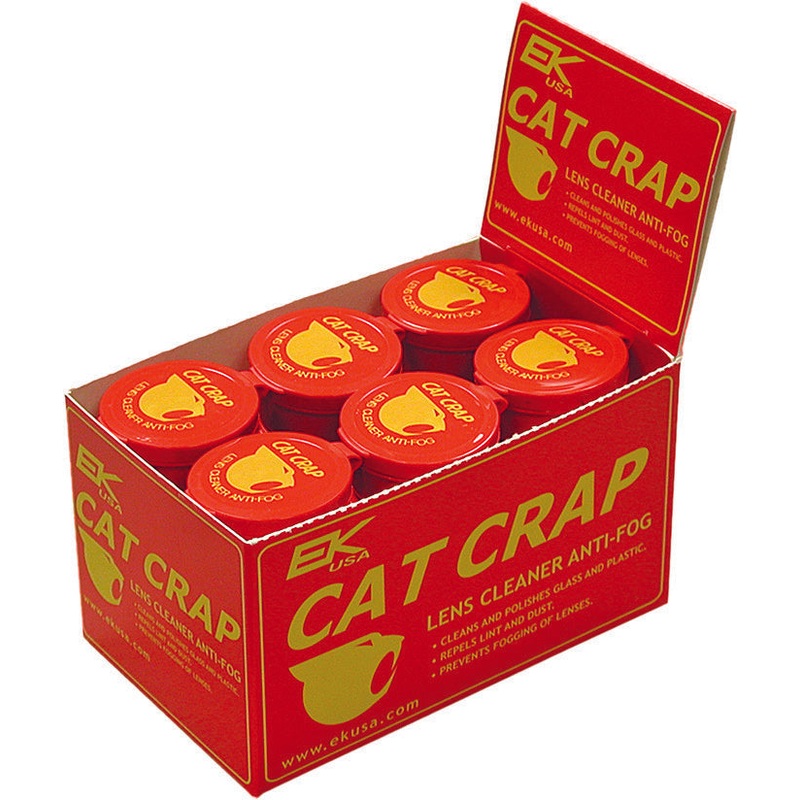 CAT CRAP ANTI-FOG LENS CLEANER PASTE 0.5OZ 24/PK DISPLAY 10518