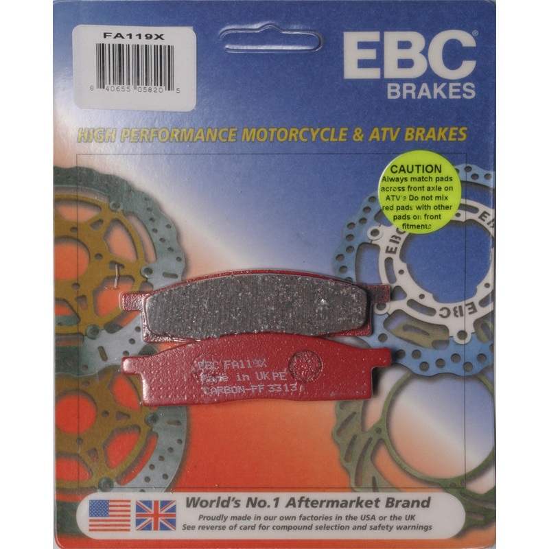 EBC BRAKE PADS FA119X