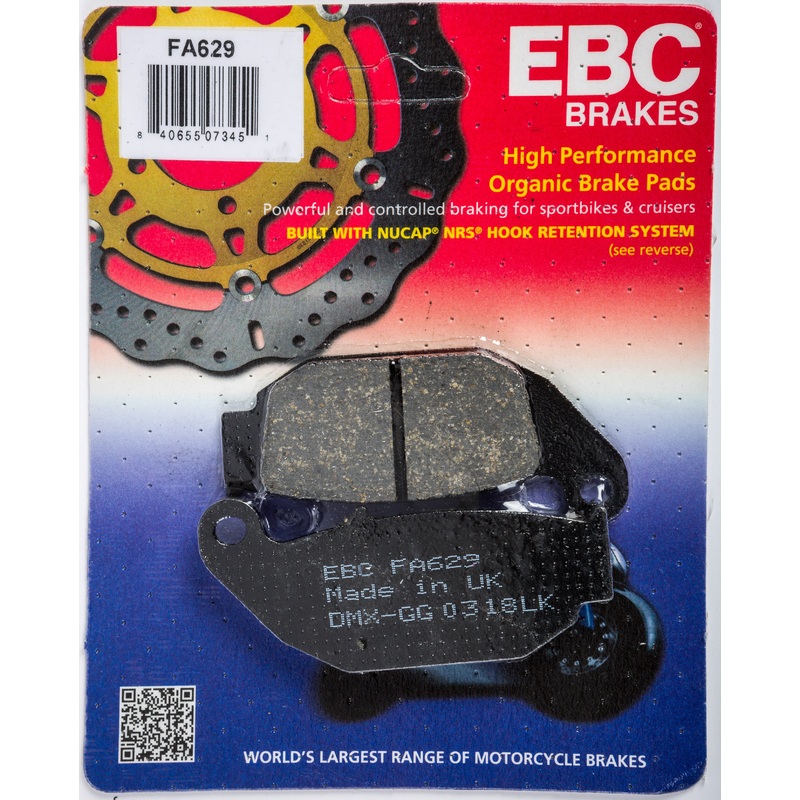 EBC BRAKE PADS FA629