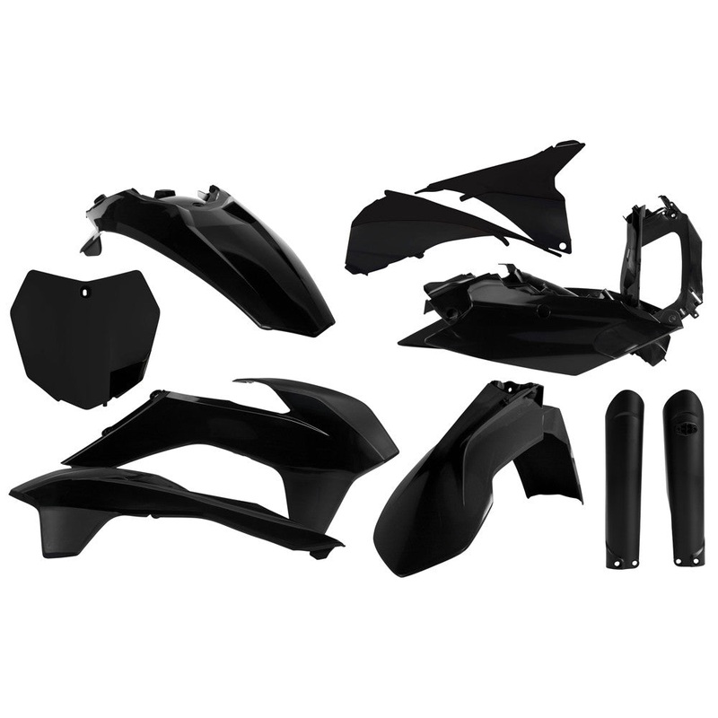 ACERBIS FULL PLASTIC KIT BLACK 2403090001