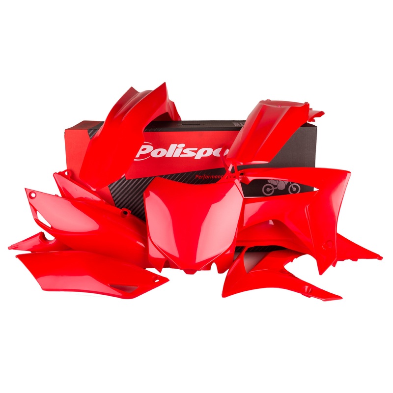 POLISPORT PLASTIC BODY KIT RED 90628