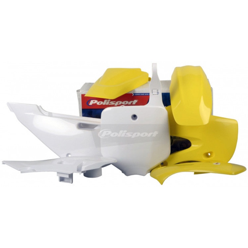 POLISPORT PLASTIC BODY KIT YELLOW 90092