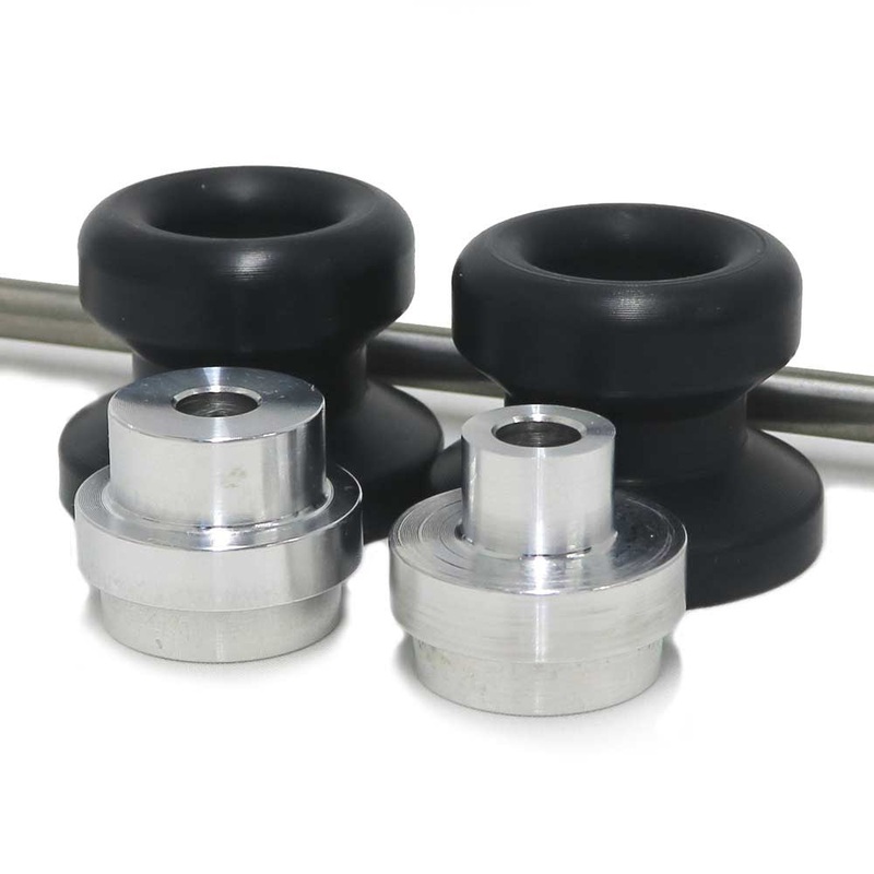 SHOGUN FRONT AXLE SLIDERS BLACK 702-4849