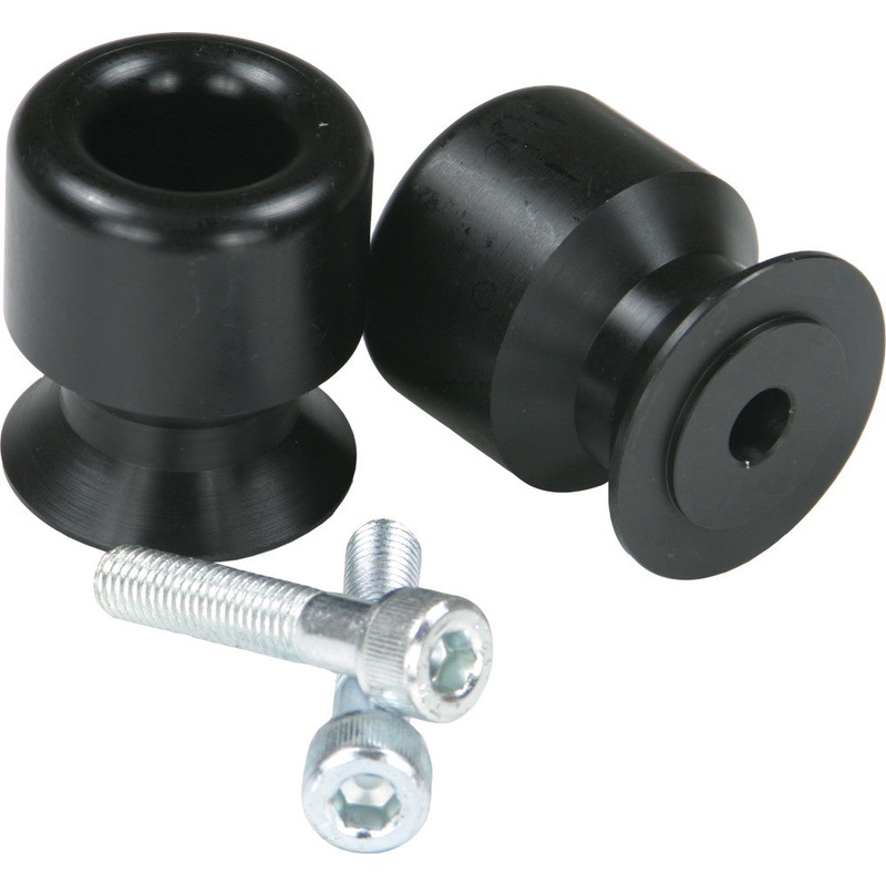 DMP SWINGARM SPOOLS BLACK 10MM 200-2201