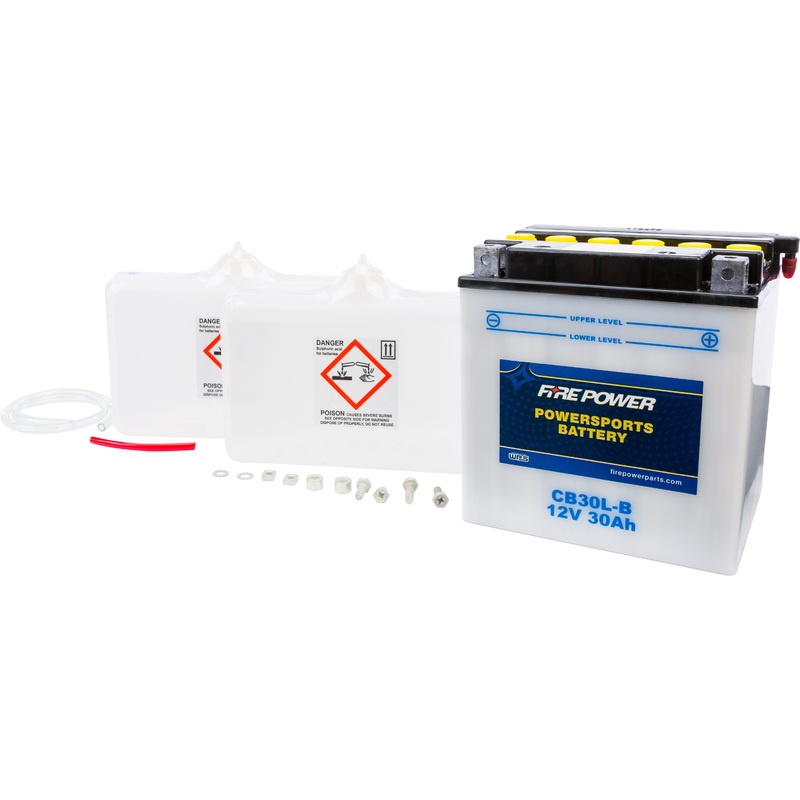 FIRE POWER BATTERY W/ACID CB30L-B 12V HEAVY DUTY CB30L-B