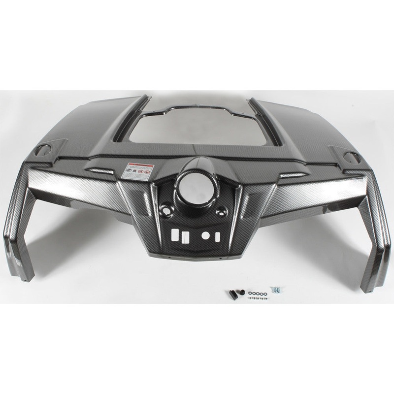 MAIER FRONT FENDER BLK CARBON RZR 19473-30