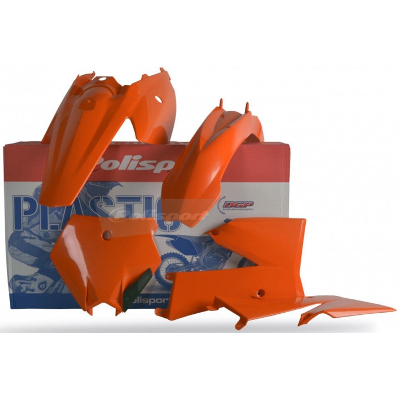 POLISPORT PLASTIC BODY KIT ORANGE 90131