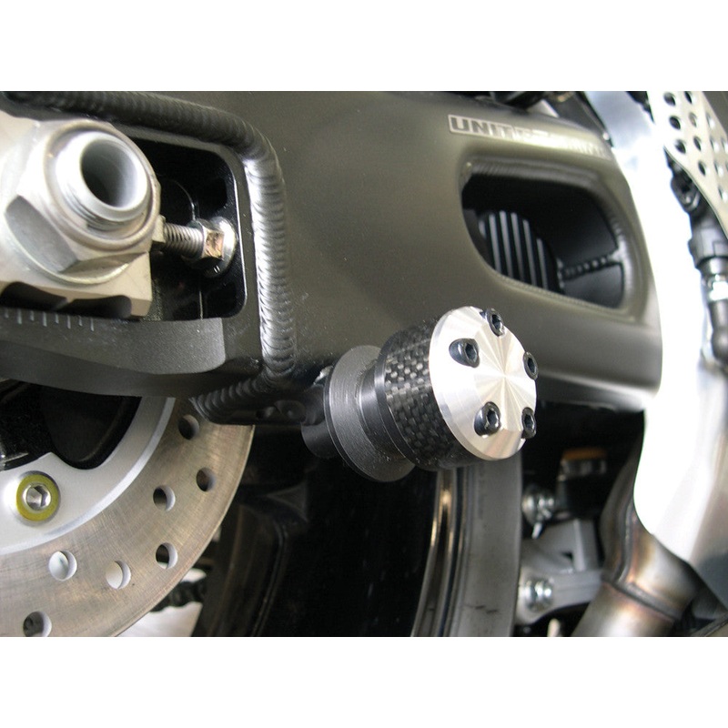 SHOGUN SWINGARM SPOOLS CARBON 710-0319