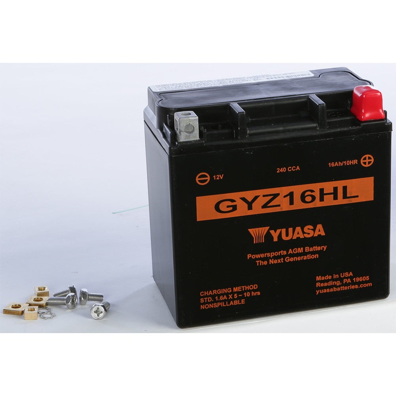 YUASA BATTERY GYZ16HL SEALED FACTORY ACTIVATED YUAM716GHL
