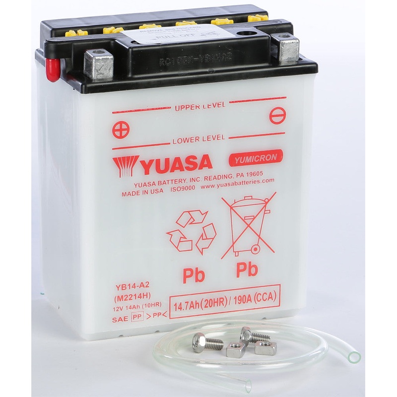 YUASA BATTERY YB14-A2 CONVENTIONAL YUAM2214H
