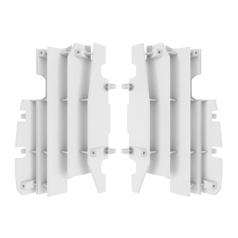 POLISPORT RADIATOR LOUVERS HONDA CR125/250 05-07 - WHITE
