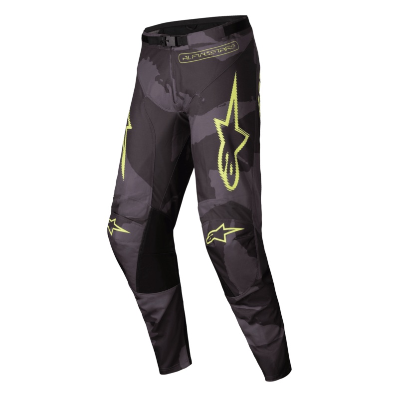 Alpinestars 2025 Racer Hollow Pants - Dark Camo Fluro Yellow