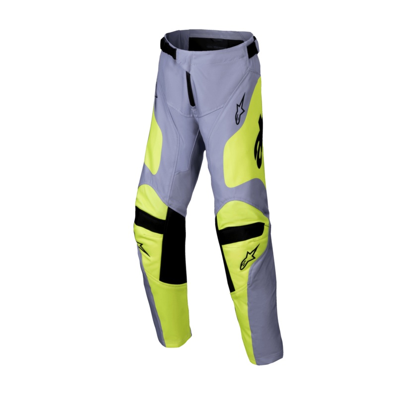 Alpinestars 2025 Youth Racer Veil Pants - Gray Fluro Yellow