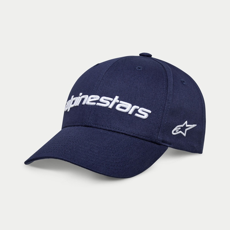 Alpinestars Linear Wordmark 2.0 Hat - Navy White