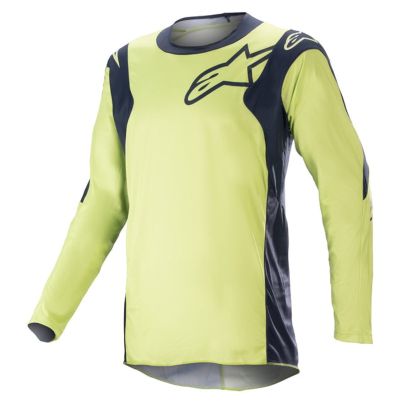 Alpinestars 2023 Racer Hoen Jersey - Night Navy Fluorite Green