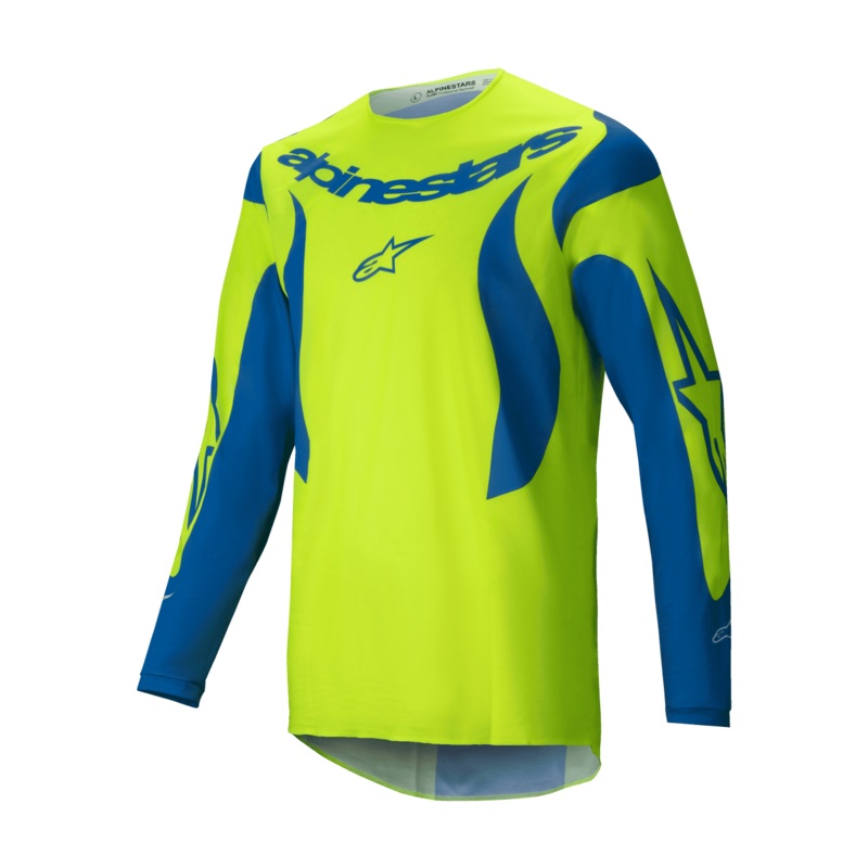 Alpinestars 2025 Fluid Haul Jersey - Fluro Yellow Blue