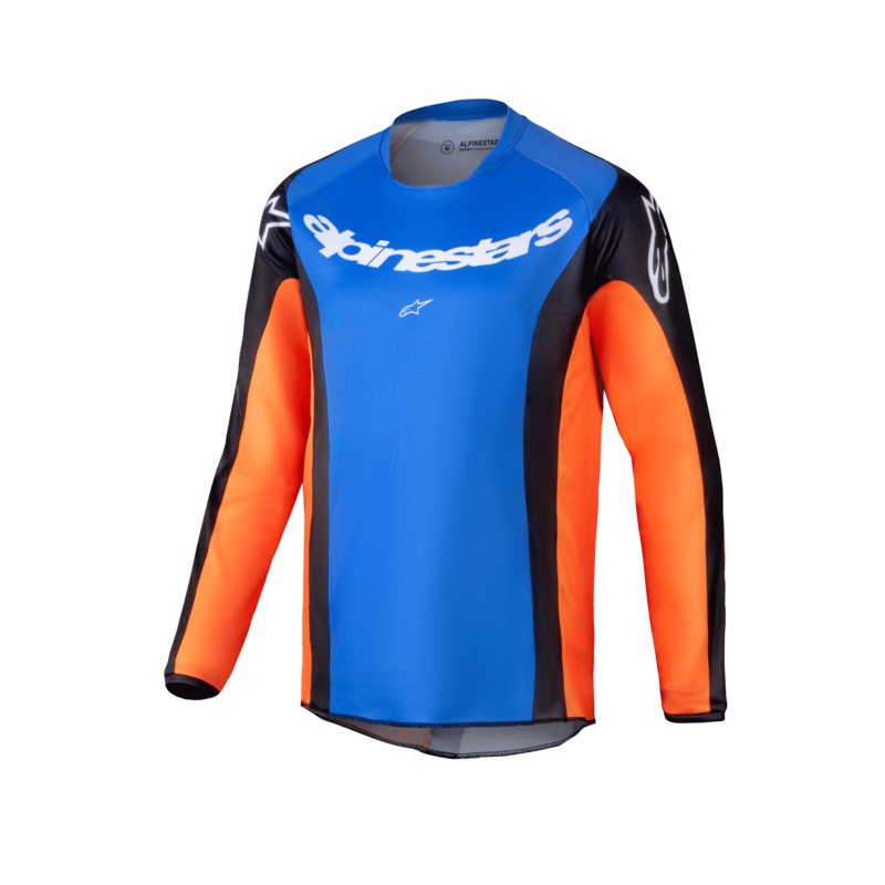 Alpinestars 2025 Youth Racer Melt Jersey - Orange/Blue