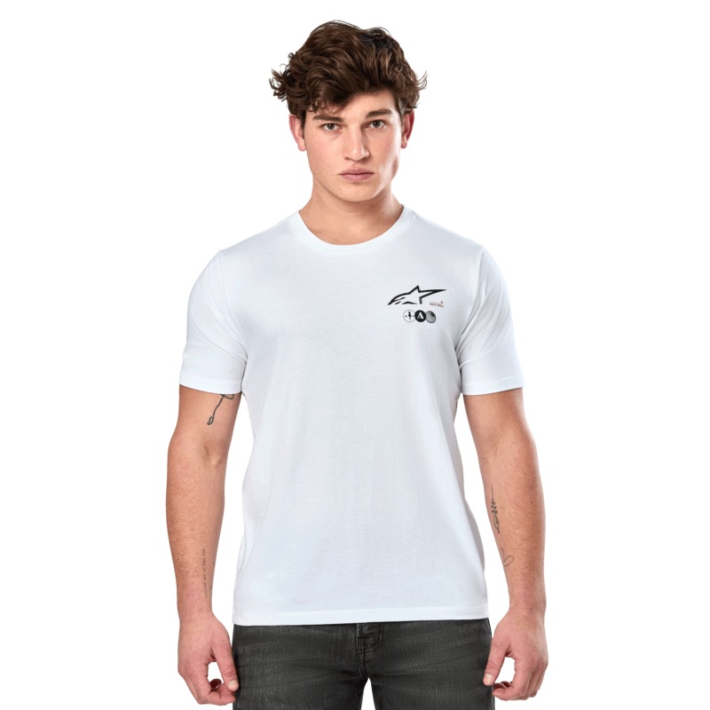Alpinestars Asym Short Sleeve CSF Tee - White