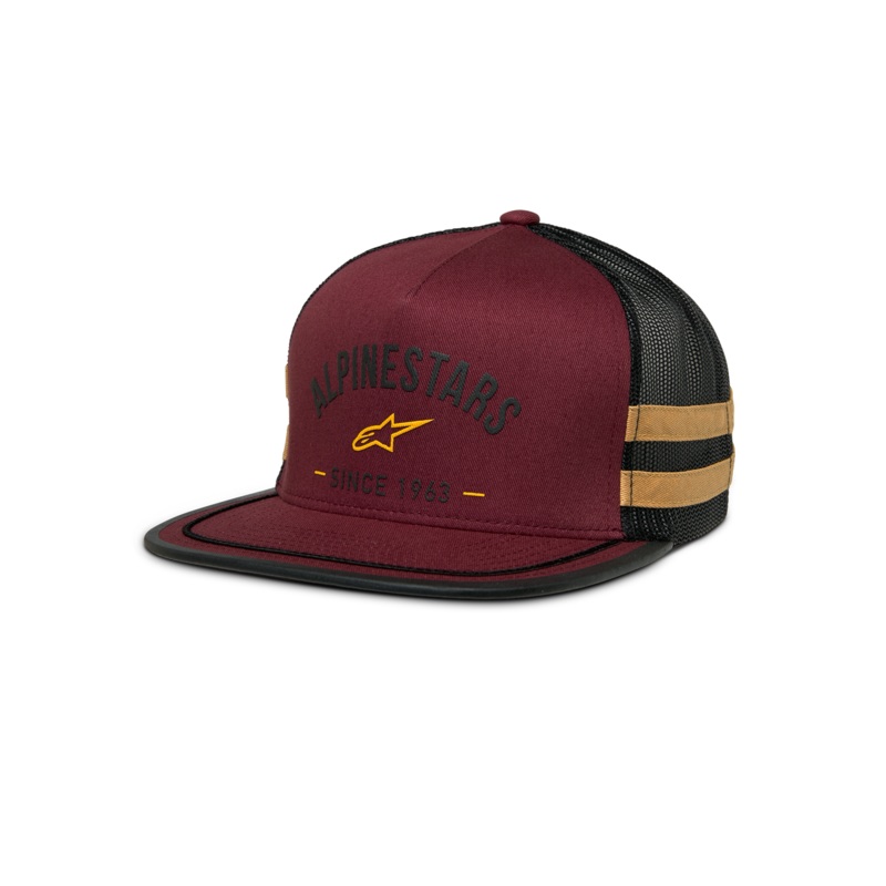 Alpinestars Backline Trucker Hat - Brick/Black Mustard
