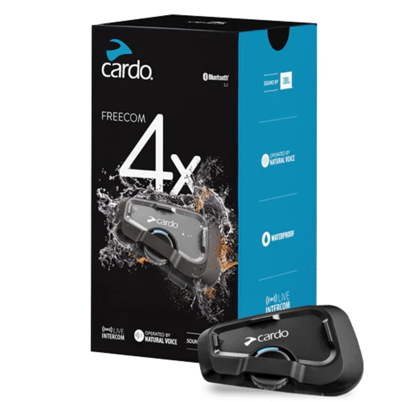 Cardo FREECOM 4X (JBL Audio) Bluetooth Intercom