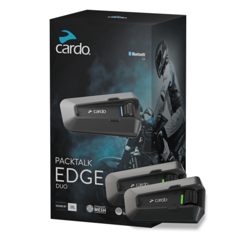 Cardo PACKTALK EDGE (JBL Audio) Bluetooth Intercom - DUO KIT