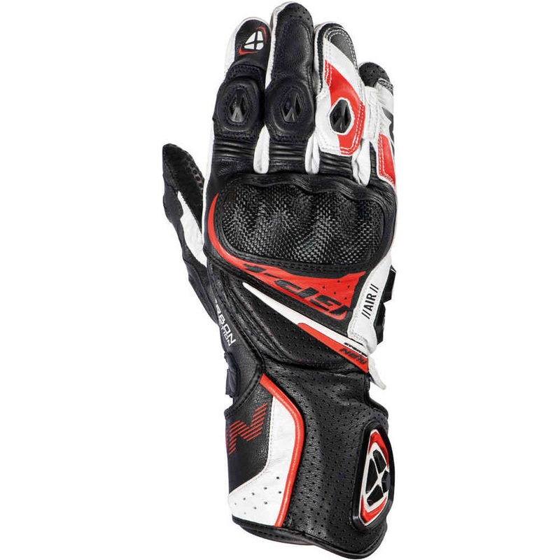 Ixon Gp4 Air Gloves - Black/White/Red