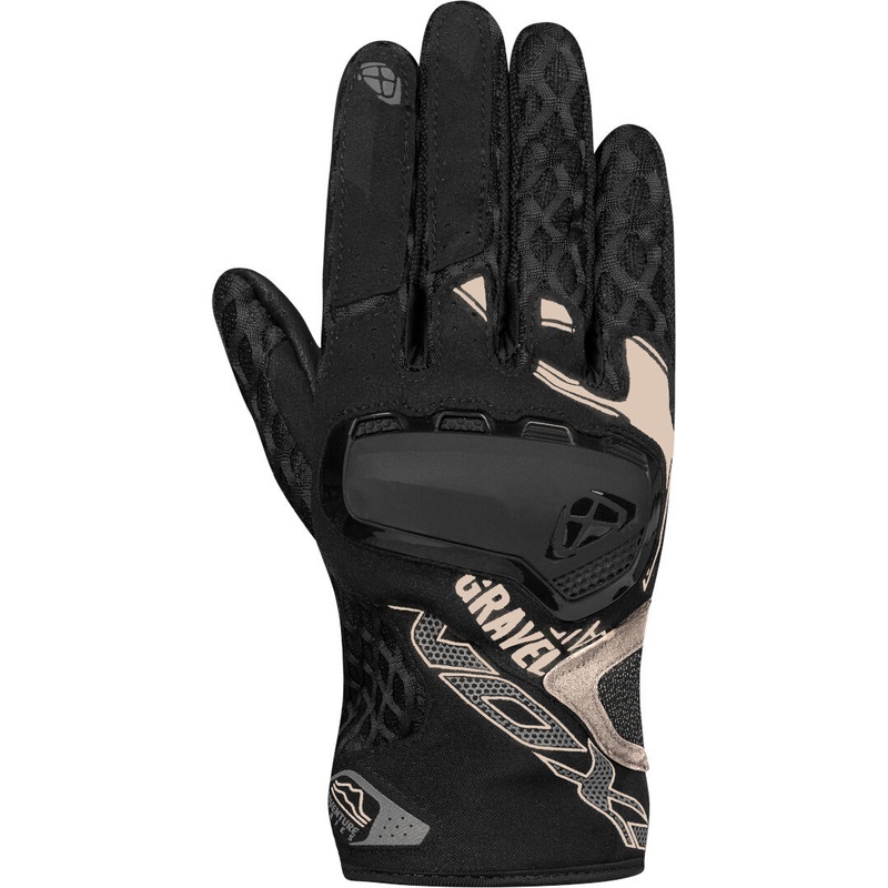 Ixon Gravel Air Gloves - Black/Sand