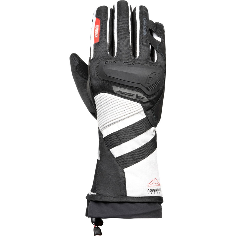 Ixon Pro Ragnar Gloves - Black/Grey/Red